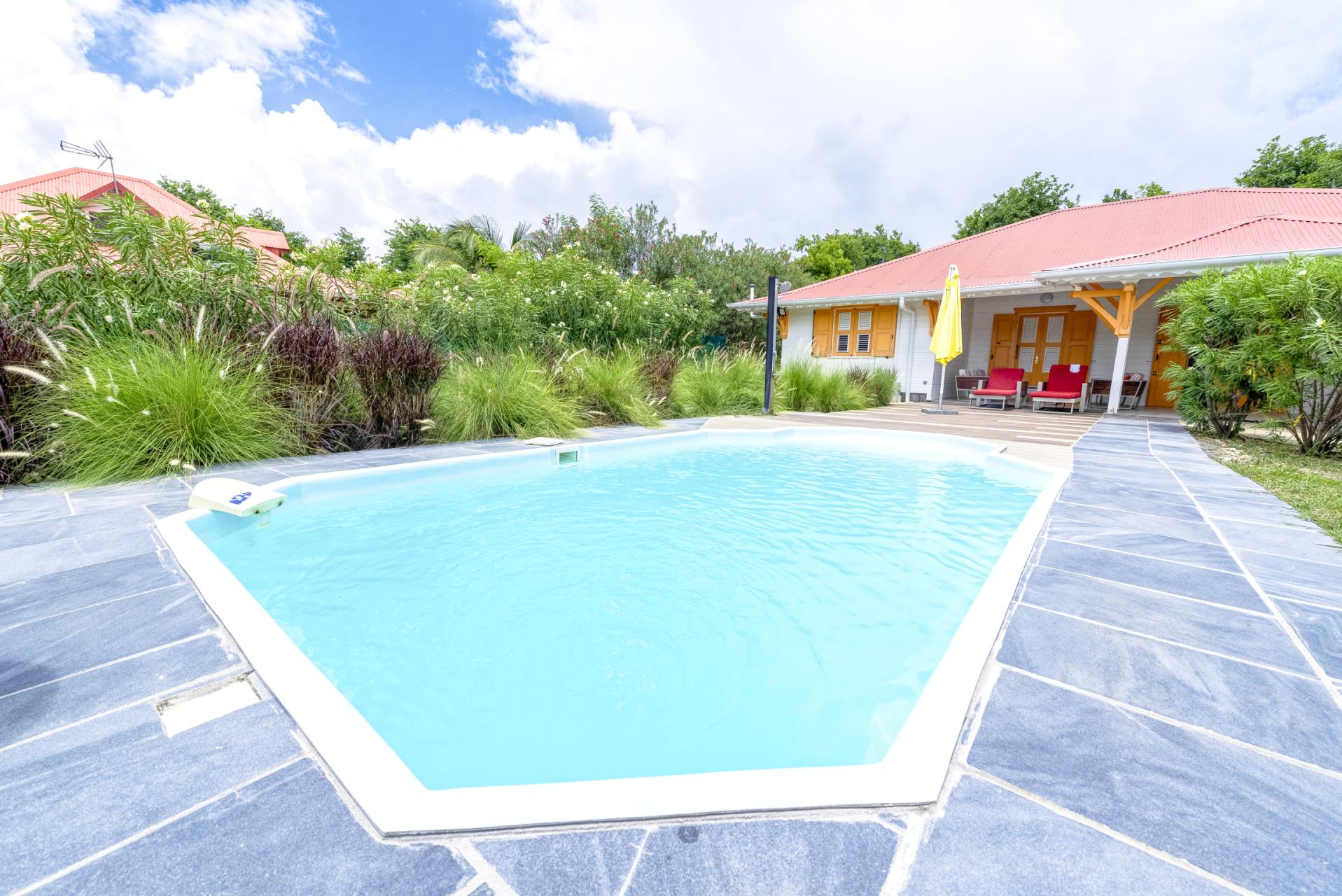 1.Location villa piscine Marie Galante Guadeloupe_Piscine